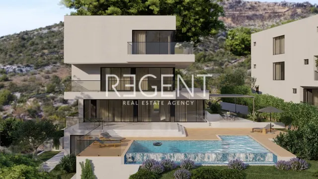 Šibenik, Rogoznica- Zemljište s projektom za izgradnju dvije luksuzne vile 1741m2