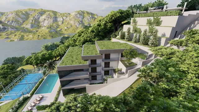Omiš, Borak – Zemljište s projektom za izgradnju tri luksuzne vile 2460m2