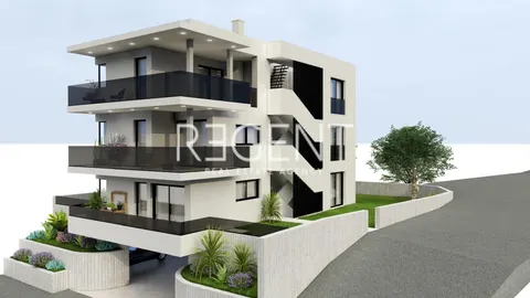 Trogir, Čiovo - Penthouse u novogradnji sa pogledom na more 121 m2
