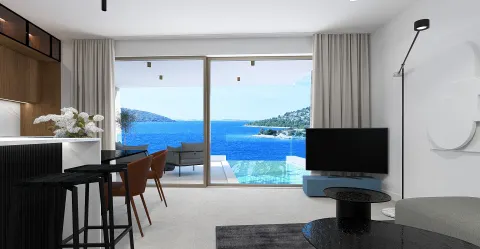 Šibenik, Grebaštica - Trosoban stan s bazenom 115 m2 NOVOGRADNJA