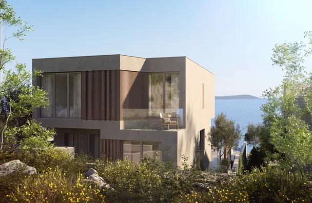Trogir, Sevid - Luksuzna vila prvi red do mora 350 m2