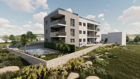 Trogir, Čiovo – Penthouse s pogledom na more 80 m2 novogradnja