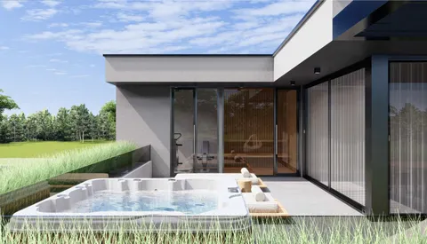 Istra, Vabriga - Luksuzni trosoban stan s krovnom terasom 117 m2