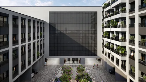 Zagreb, Trešnjevka, "Allegheny plaza" - Poslovni prostor u suvremenom stambeno - poslovnom kompleksu 102 m2