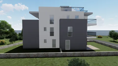 Vodice, Srima - Poslovni prostor u prizemlju zgrade 102 m2