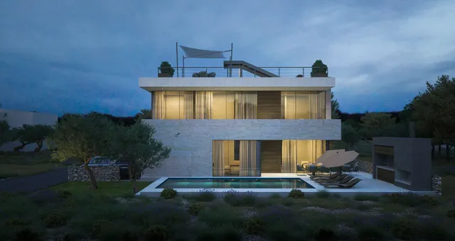 Sukošan – Luksuzna moderna vila s bazenom 411 m2